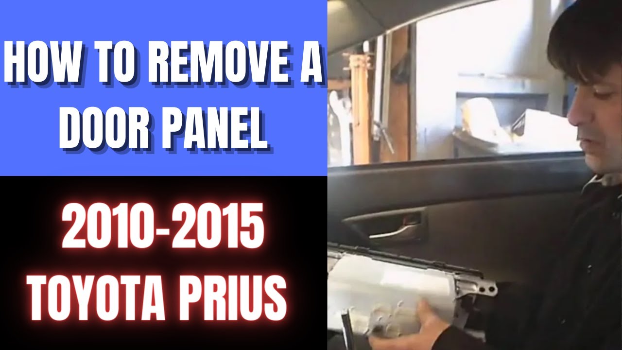 Как снять дверную панель TOYOTA PRIUS 2010-2015