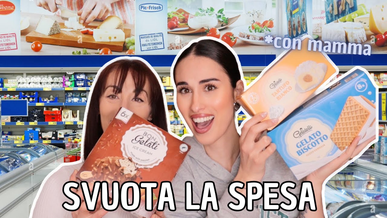 SVUOTA LA SPESA LIDL *con mamma*