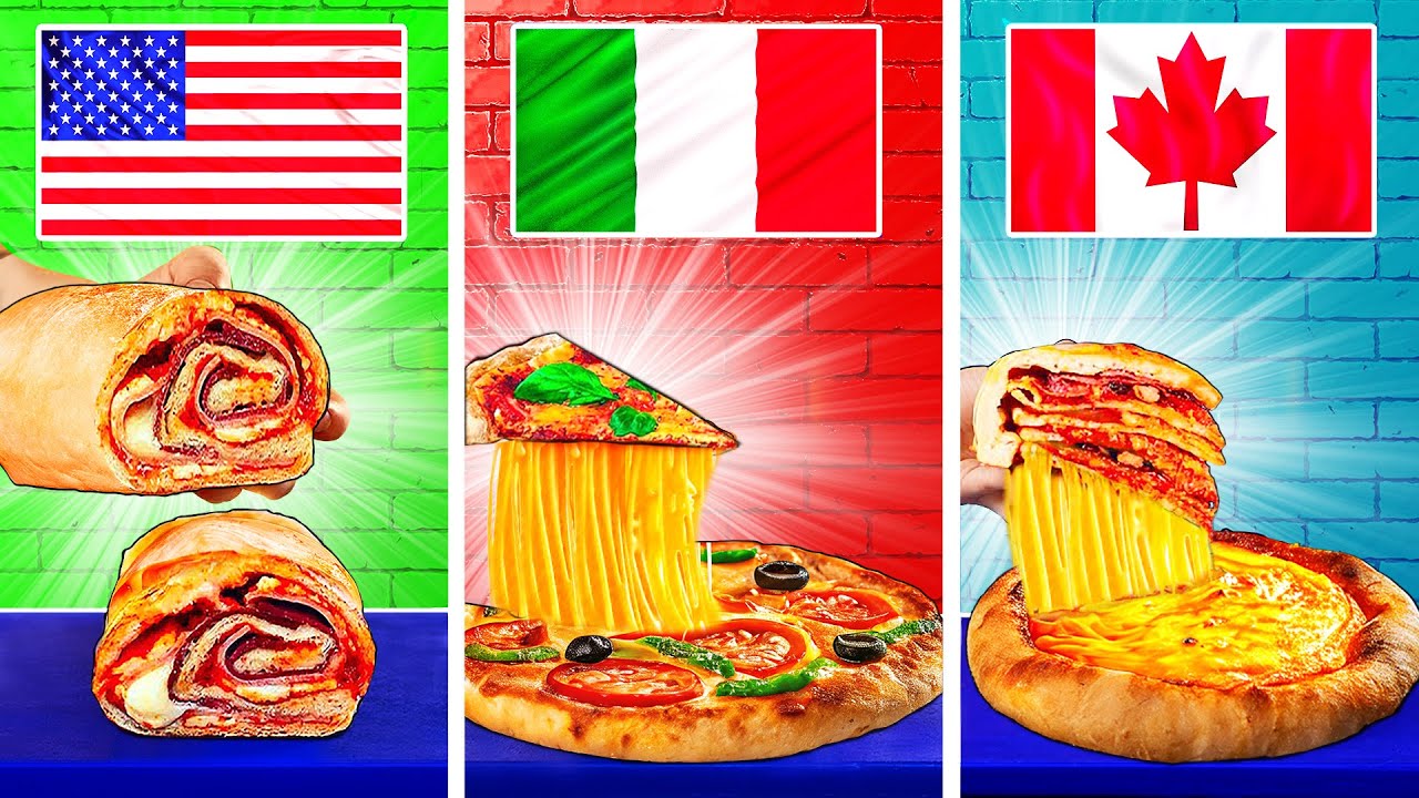 Pizza Americana vs. Pizze Italiane vs. Pizza Canadese da VANZAI