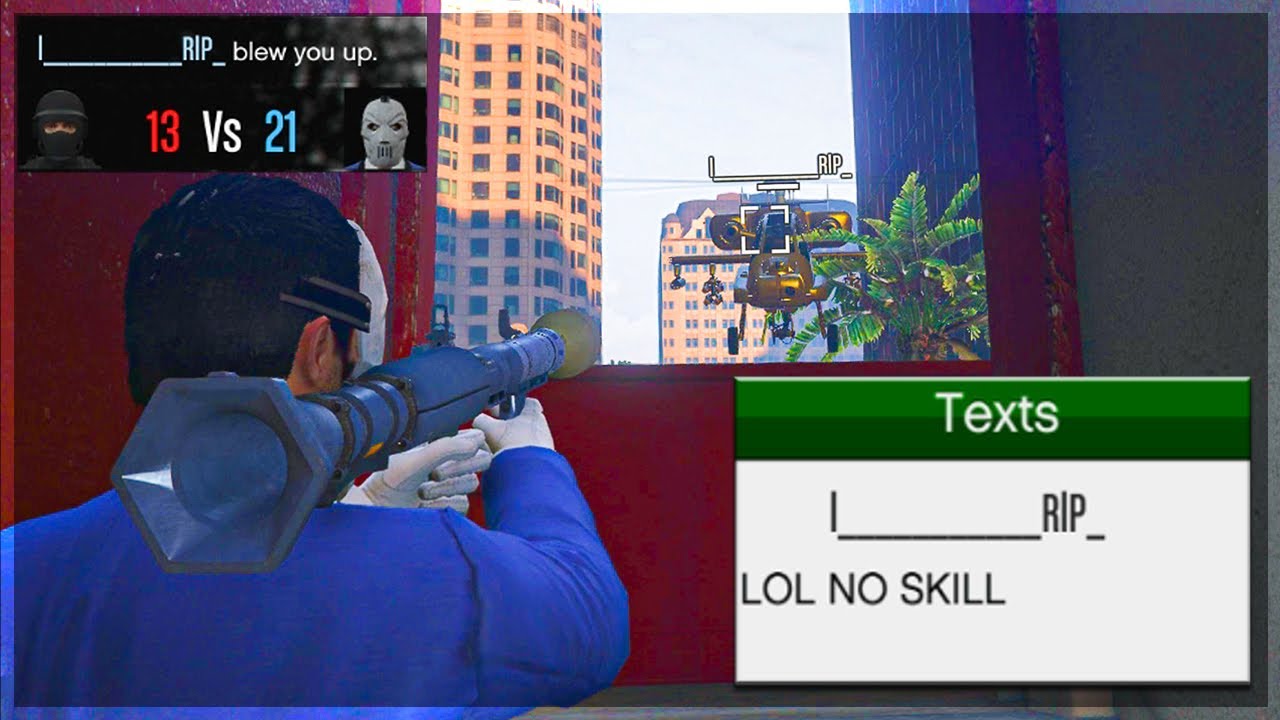 Meet The Most Annoying FH-1 Hunter Tryhard on GTA 5 Online
