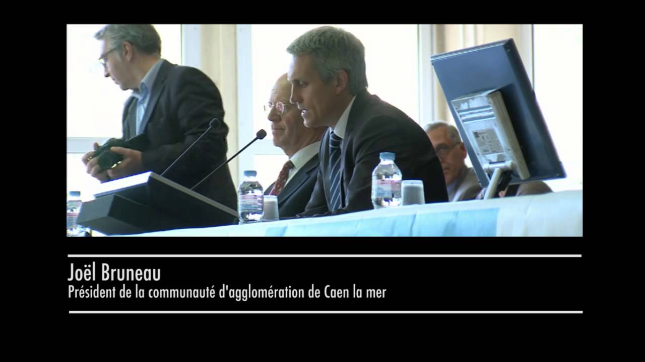 Election de Jo&euml;l Bruneau Pr&eacute;sident de Caen la mer.