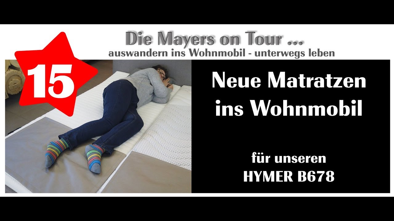 Neue Matratzen für unseren Hymer B678 - Video 15