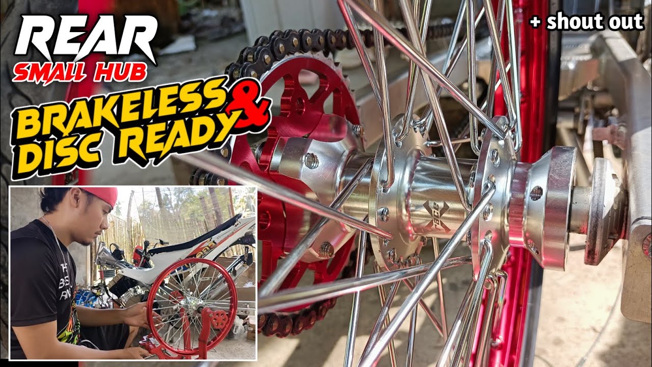 Rear small hub brakeless & ready to disc | Raider150 Streetbike concept