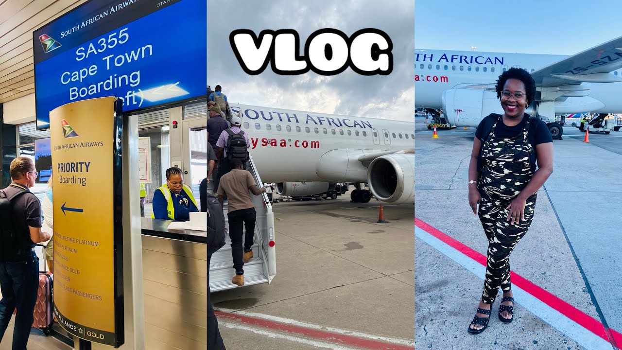 Travel / Fly With Me | Johannesburg To Cape Town With South African Airways✈️🇿🇦