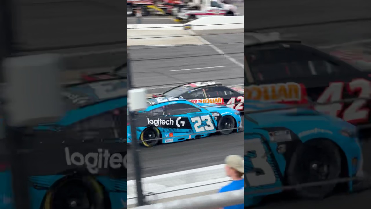 Bubba Wallace gets booted from the All Star Race at North Wilkesboro Speedway #nascar #racing