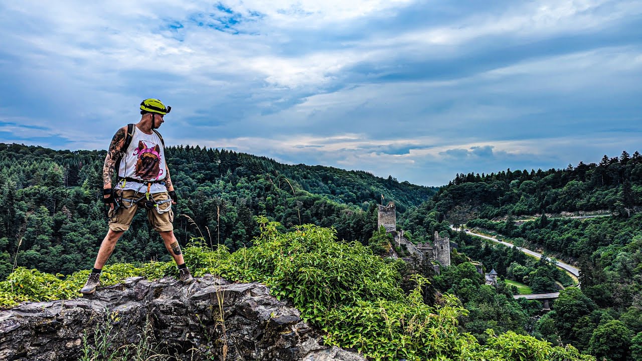 Klettersteig BURGENSTIEG ... Bester klettersteig außerhalb der Alpen 🧗🏻