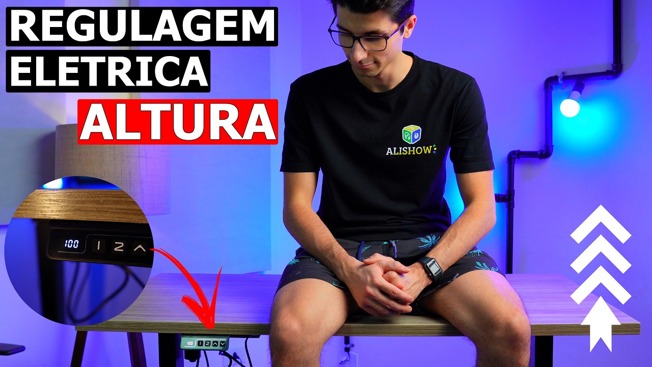Comprei a MESA com AJUSTE DE  ALTURA mais Barata do MERCADO LIVRE