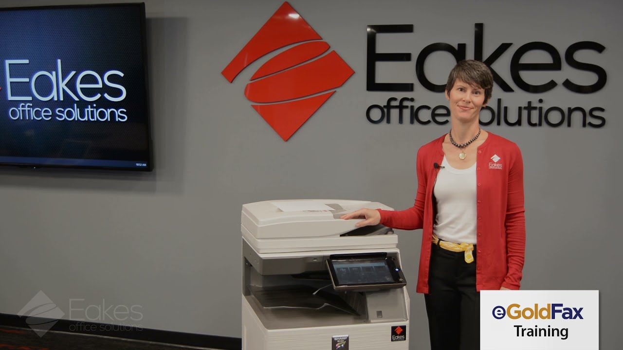 Scan and Send a Fax - eGoldFax Training