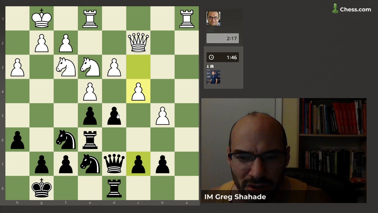 Speed Chess: GM Pavel Eljanov vs Greg Shahade