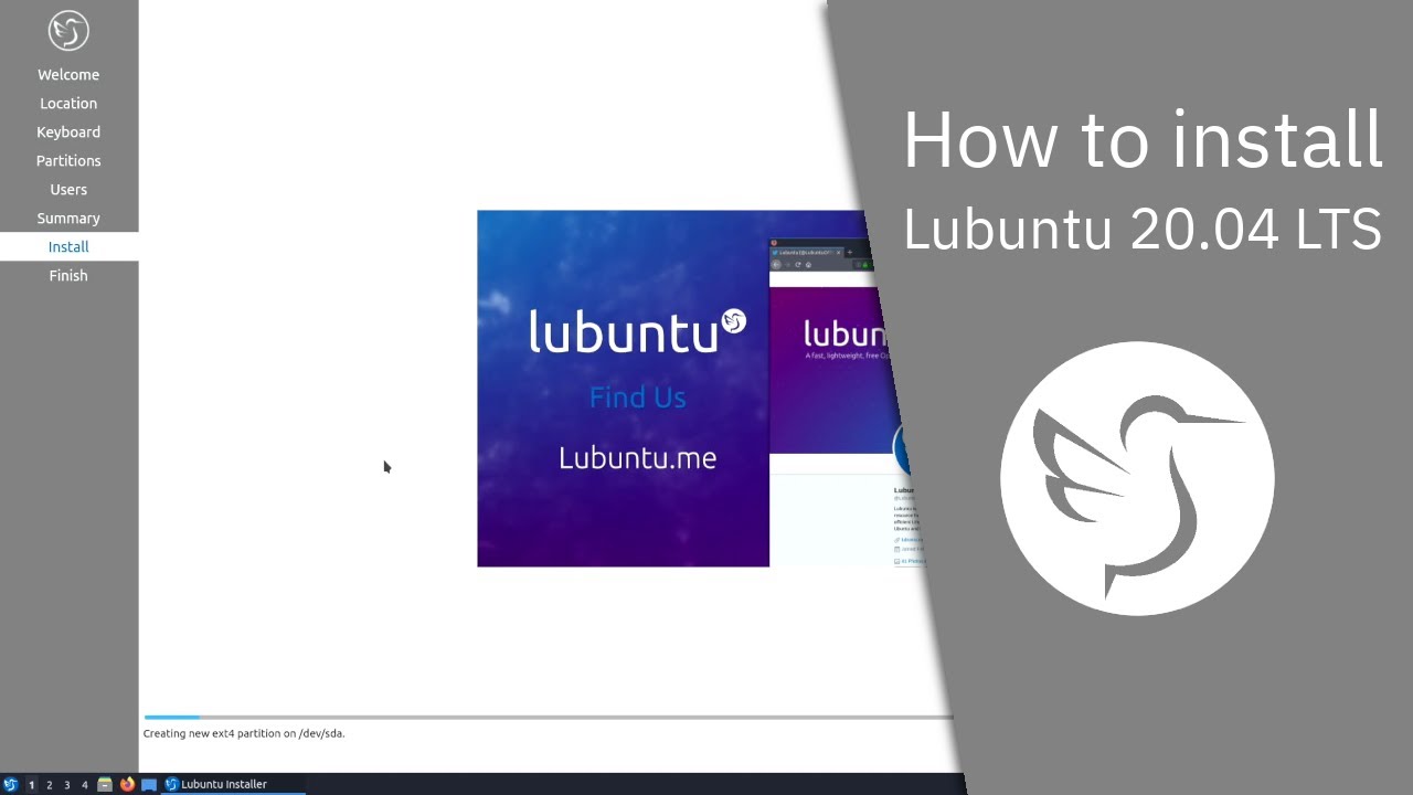 How to install Lubuntu 20.04 LTS
