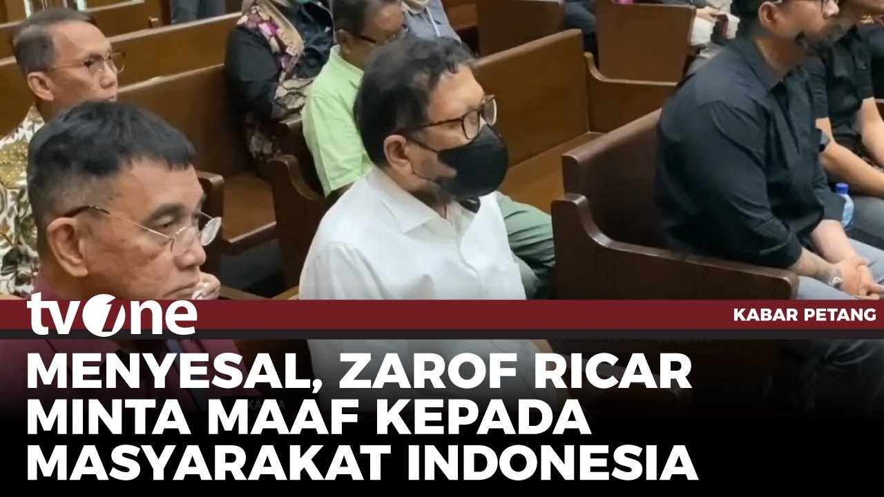 Sidang Lanjutan Zarof Ricar dengan Agenda Pleidoi, Dirinya Mengaku Menyesal | Kabar Petang tvOne