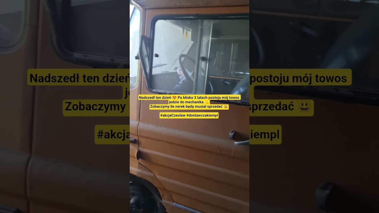 Powietrze dętki trzymają 🤟 Hamulce zresztą też trzymają 😃#akcjaCzesław #dostawczakiempl #żuka07