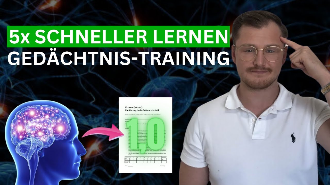5x schneller LERNEN | STUDIUM | Ged&auml;chtnistraining
