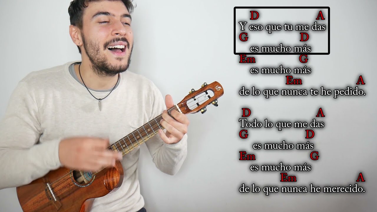 【Tutorial Ukelele】 Como tocar ESO QUE TU ME DAS de Pau Don&eacute;s / Jarabe de Palo