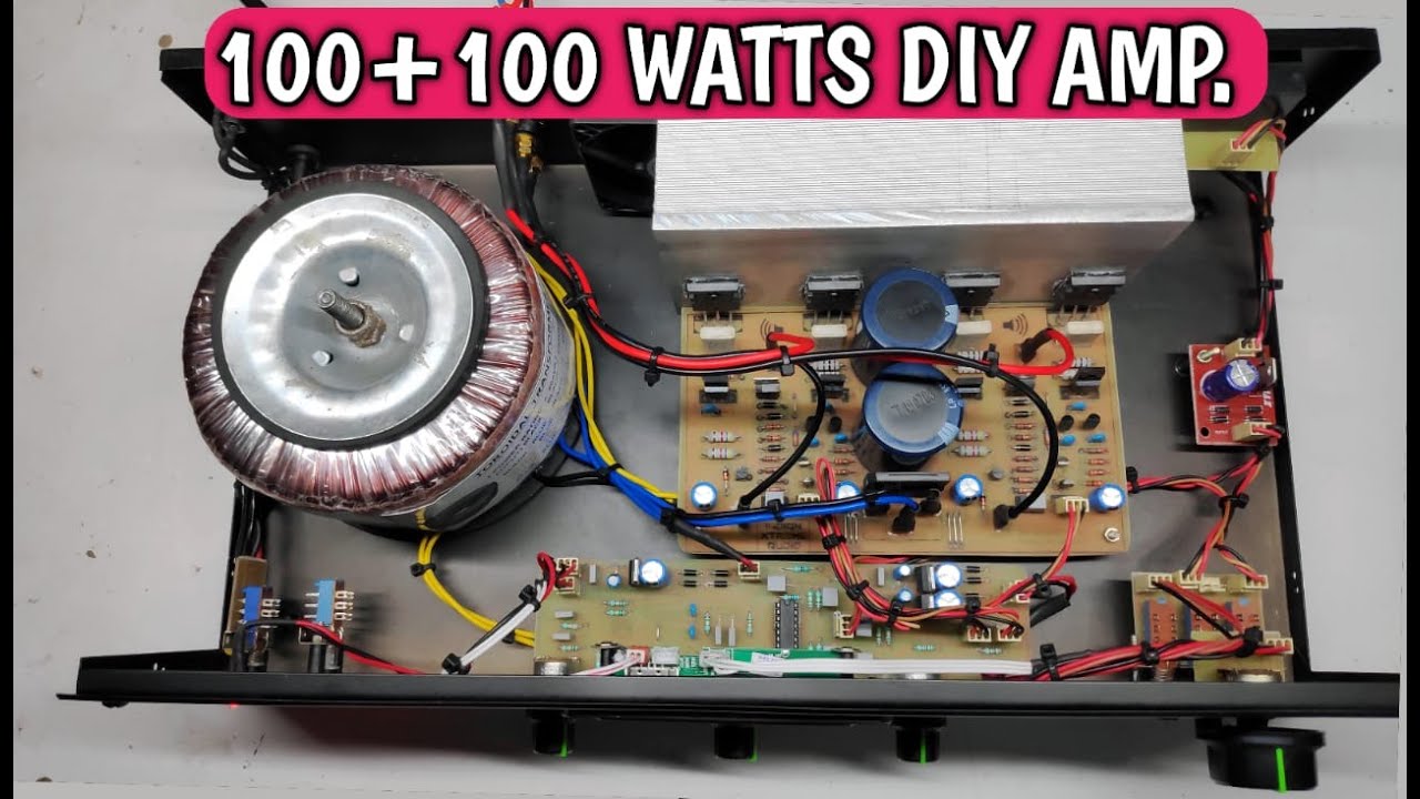 DIY 200 Watts Stereo Complete Amplifier || Detailed Video || IndianXtremeAudio