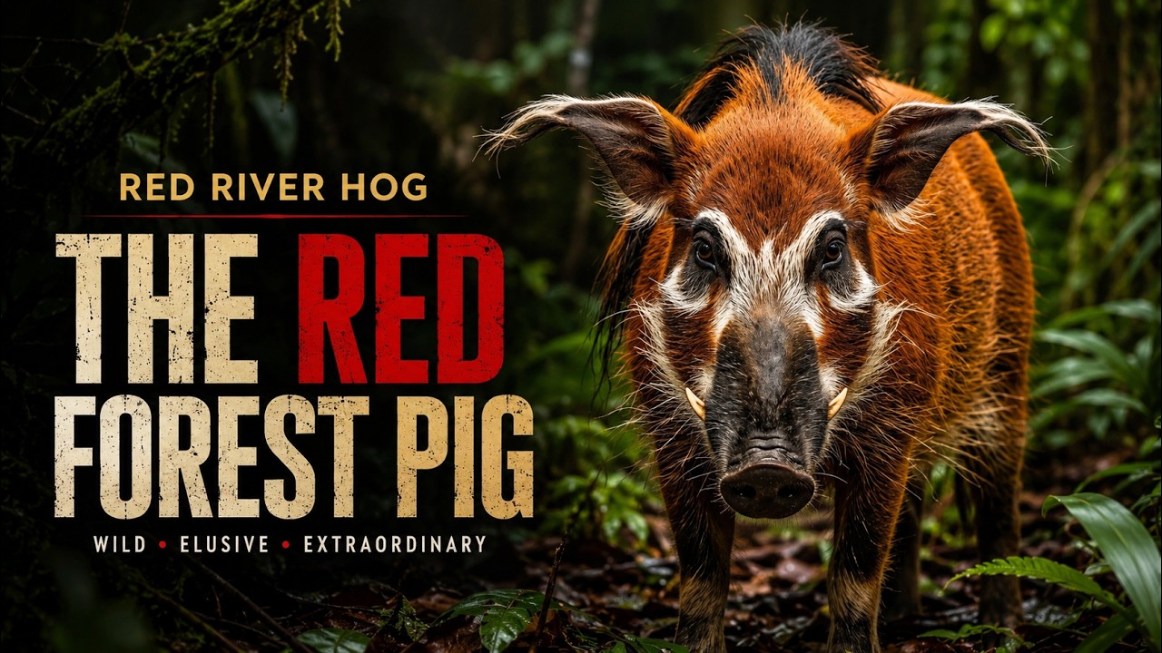 Red River Hog | Why Does This African Pig Look So Strange?