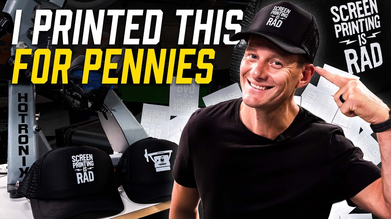 How to Easily Screen Print Hats with Plastisol Transfers and a Heat Press