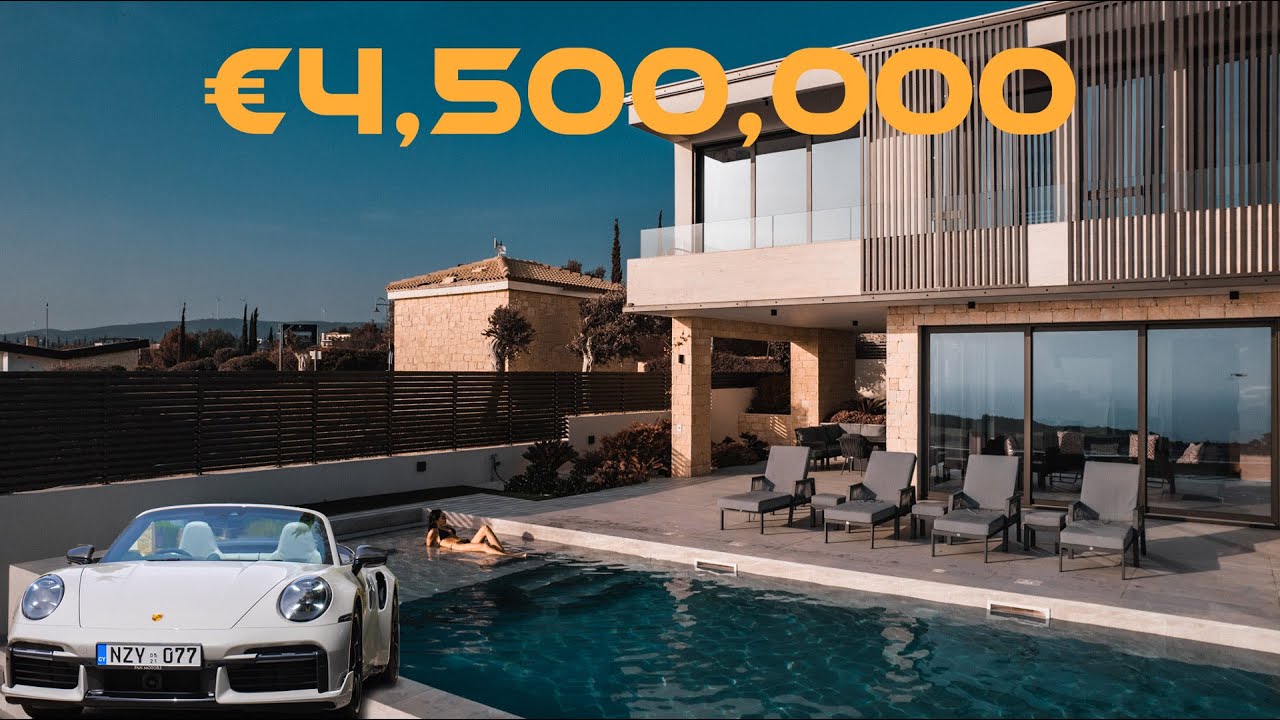 STUNNING €4,500,000 Villa in Aphrodite Hills Resort | Property Tour Video