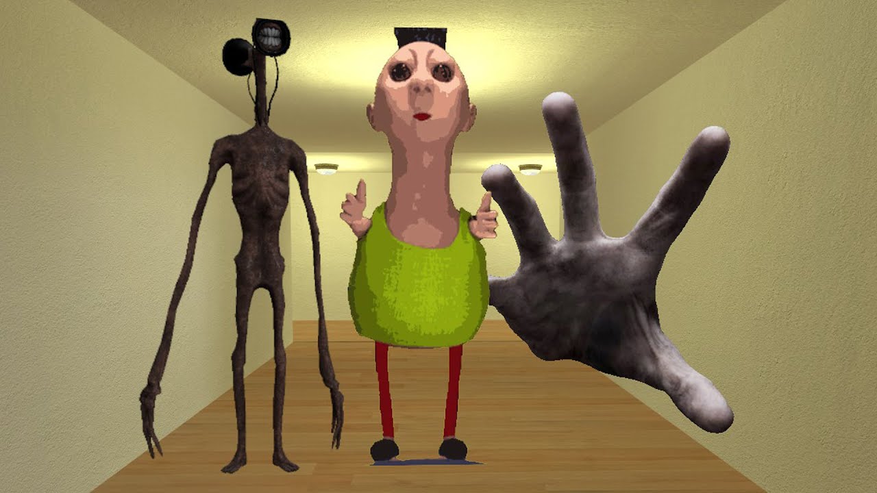 Siren Head, Hamood Habibi And Scary Hand Nextbot Gmod