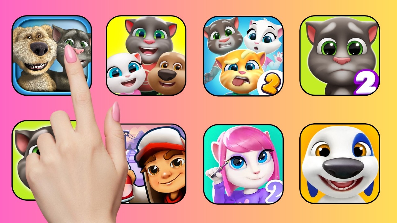 My Talking Tom & Ben News, My Talking Friends 1,2, My Talking Hank, My Tom 2 Best Gameplay