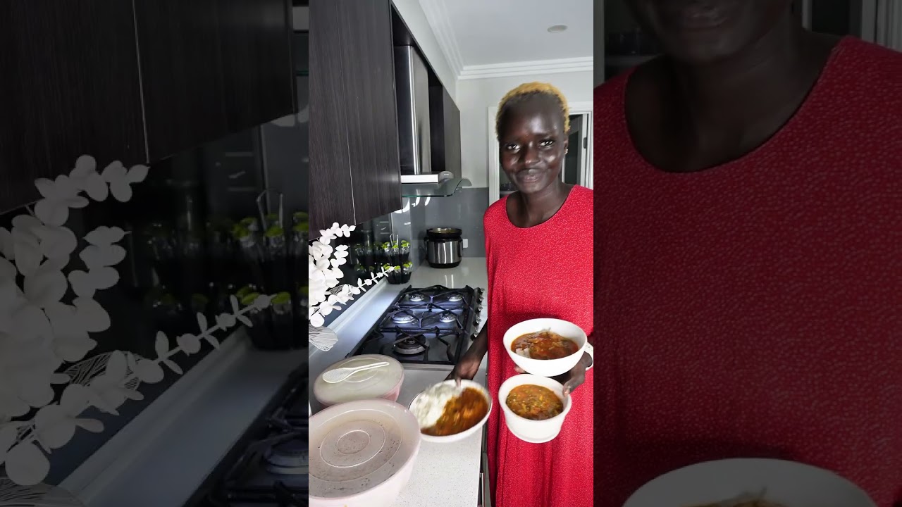 Serving Dinner to my kids.  