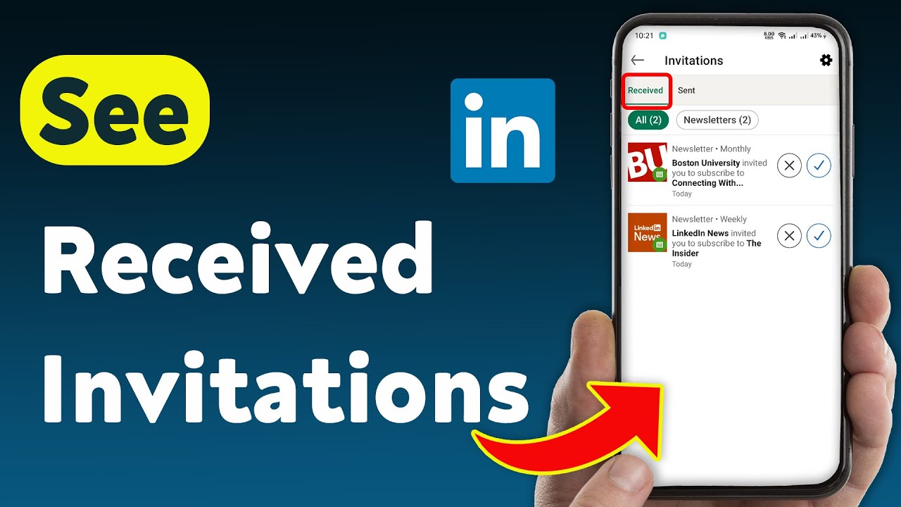 How To See Received Invitations On LinkedIn (Updated)
