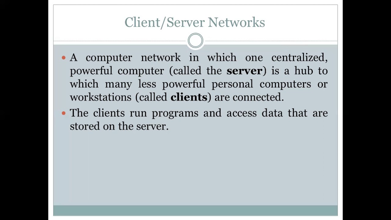 Client Server Networks | client/server network diagram| what is client server model/network?