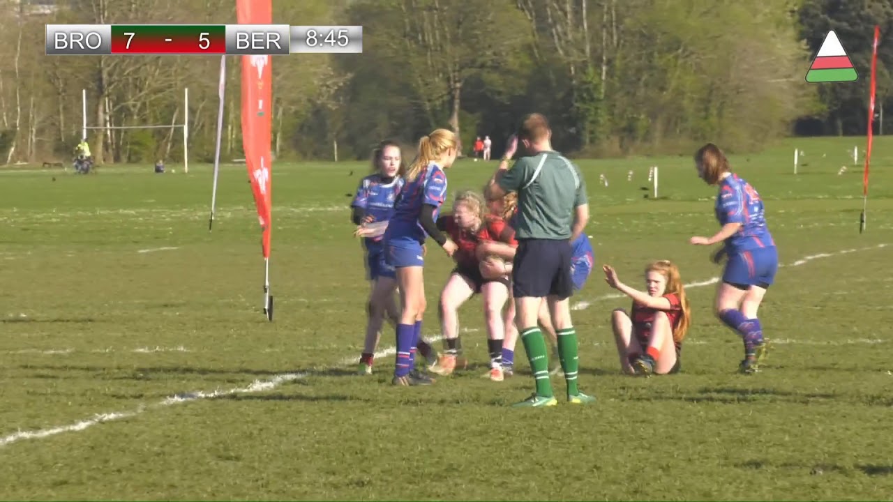 Y Berwyn v Bro Teifi - Merched Bl.9a10 Terfynol y Plat - 7 bob ochr Urdd WRU