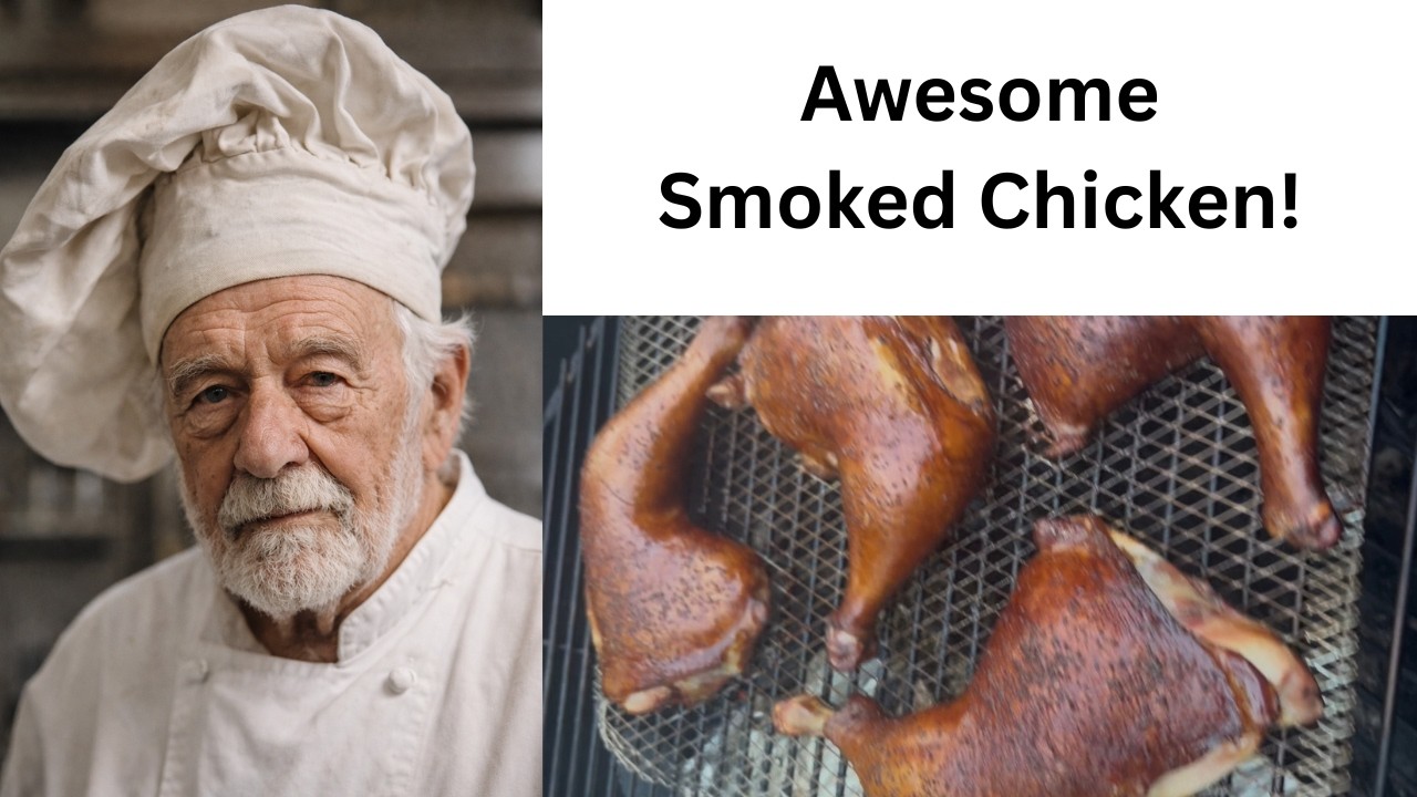 Smoked Chicken on a Charcoal Grill | Simple Apple Wood Smoke