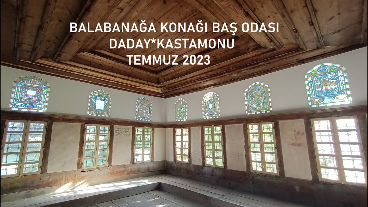 Türkiye'nin En Eski Ahşap Konağı Olan Yaklaşık 400 Yaşındaki Balabanağa Konağı Baş Odası.