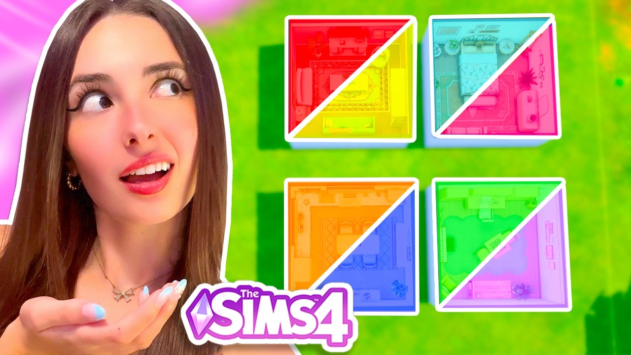 В The Sims 4 каждая комната имеет ДВА СЛУЧАЙНЫХ ЦВЕТА!