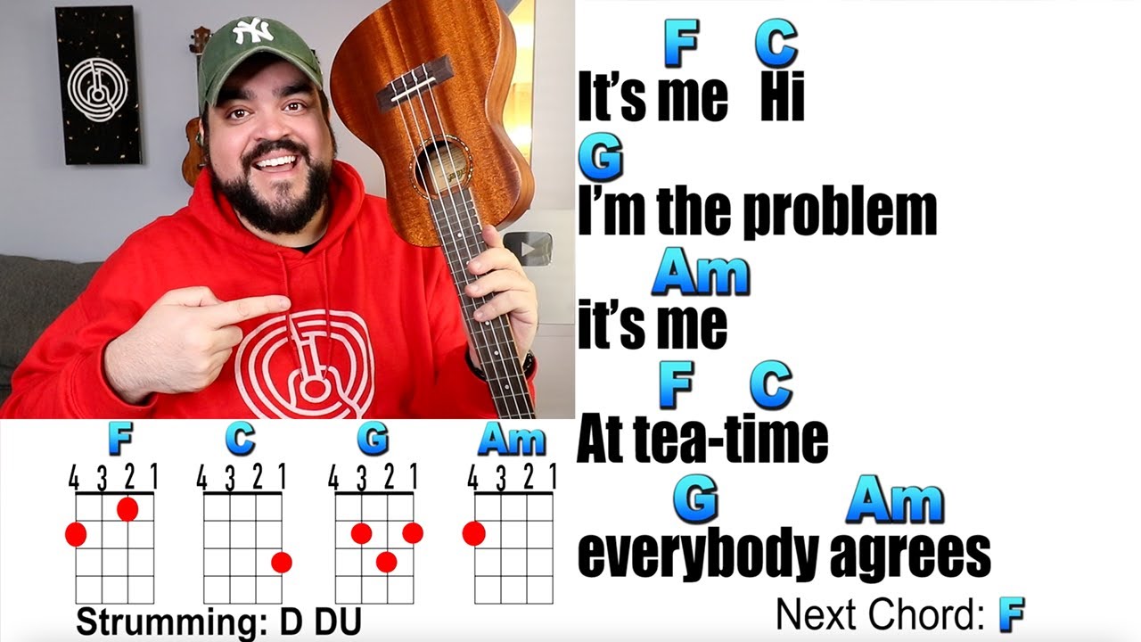 ANTI-HERO - Taylor Swift (Ukulele Play Along with Chords and lyrics)
