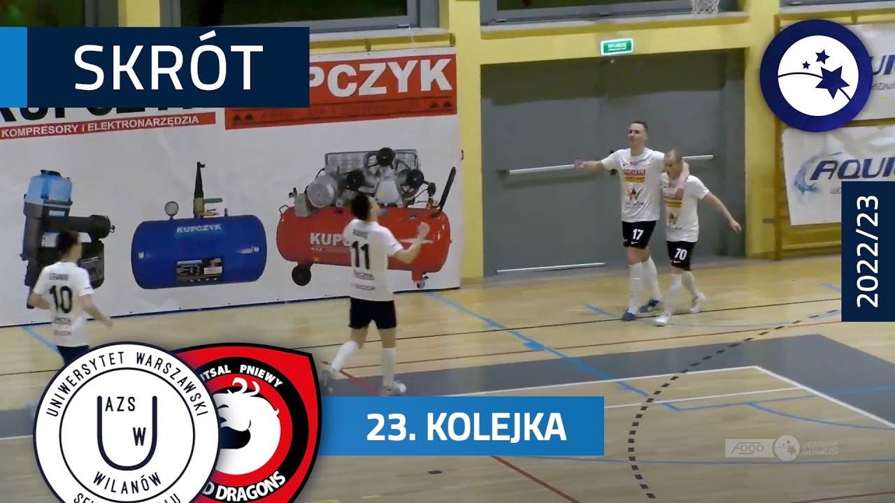 AZS UW DARKOMP - Red Dragons Pniewy 5:2 | SKRÓT | 23. kolejka (2022/23)