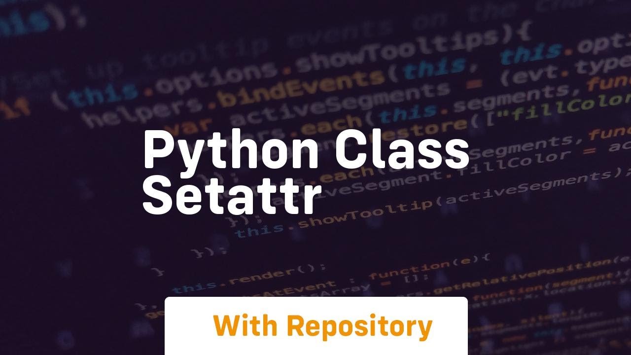 python class setattr