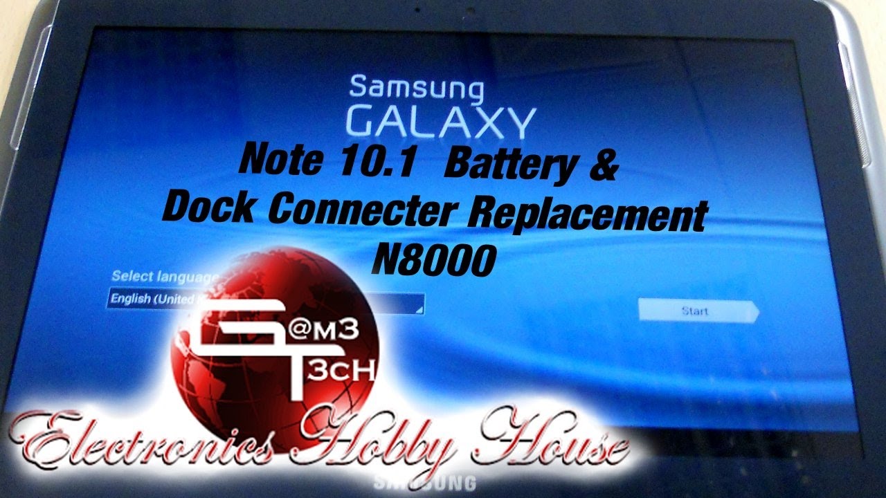 Samsung Galaxy Note 10.1 N8000 Battery and Dock Connector Replacement
