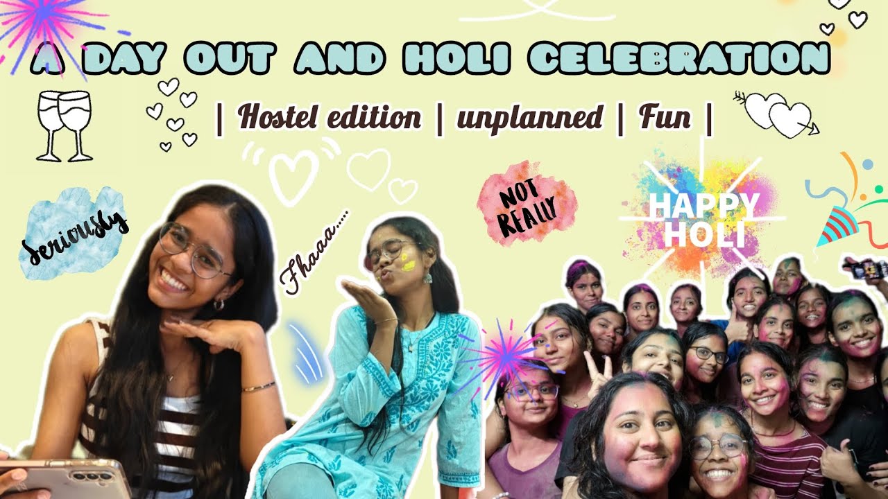 Happiest Holi to all of you ✨️🤍💓 #hosteledition #fun #fun #medicallife #dayoutwithmygirlies