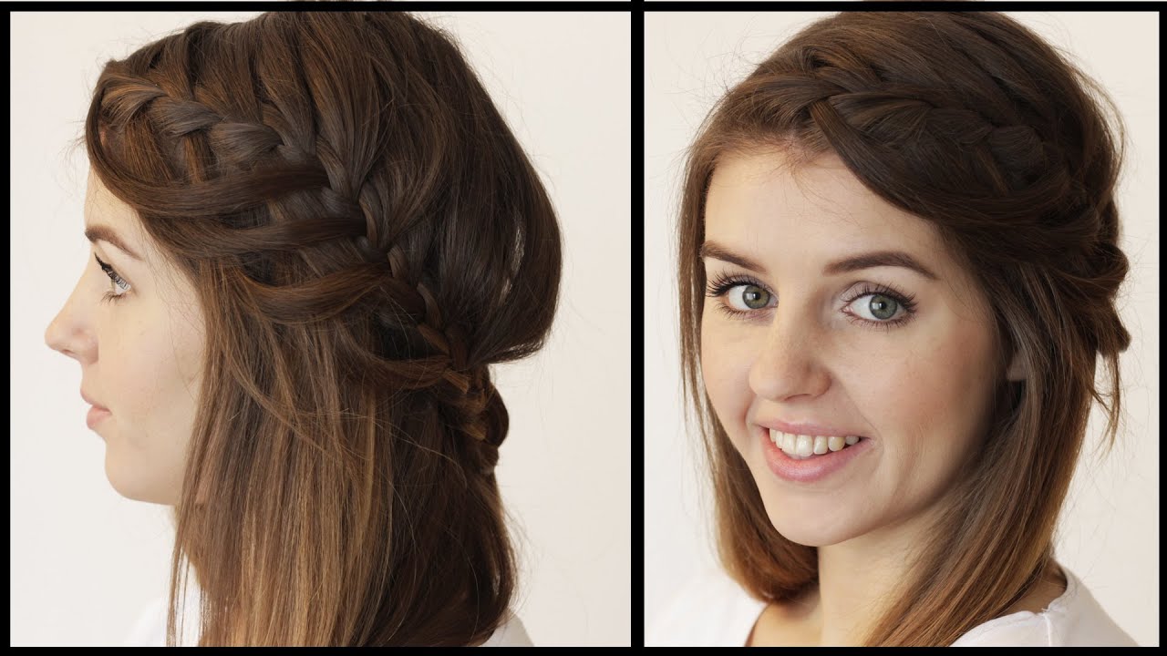 Halboffene Flechtfrisur coole Technik | Frisuren Freitag | Lovethecosmetics