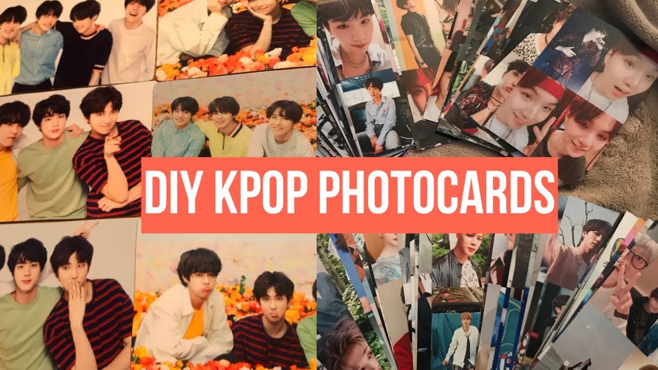 diy kpop photocards!
