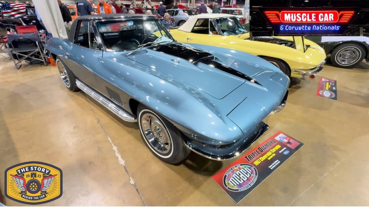 Tri-Power Perfection: 1967 Corvette 427 4-Speed in Rare Lynndale Blue!