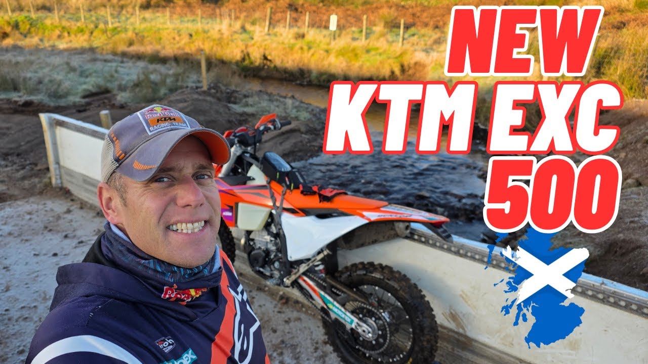 NEW KTM EXC 500 (Breaking In Gently)