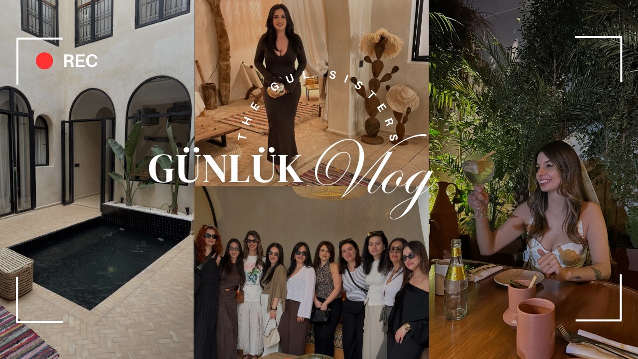 MARRAKESH TATİLİ 🇲🇦 KIZLARLA BEKARLIĞA VEDA ♥️ #morroco #marrakesch #günlükvlog  #yenigelin #londra