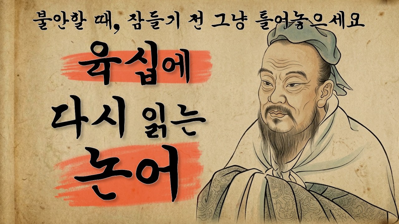 '하루하루가 불안하다면...' 나이 들수록 '논어'를 다시 읽어야 하는 이유ㅣ육십에 읽는 공자의 말 논어ㅣ노년의 지혜ㅣ인생조언ㅣ오디오북