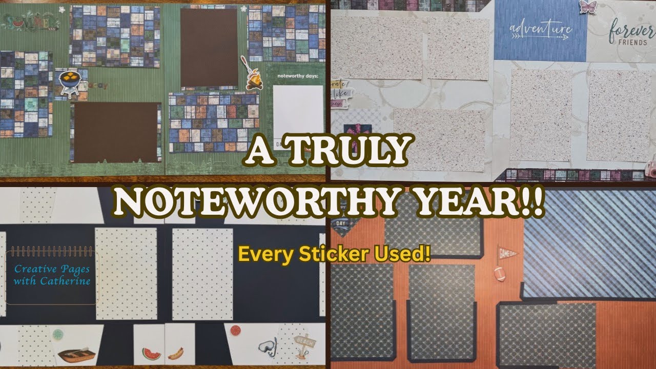 A Truly Noteworthy Year: Every Sticker used from the Pack