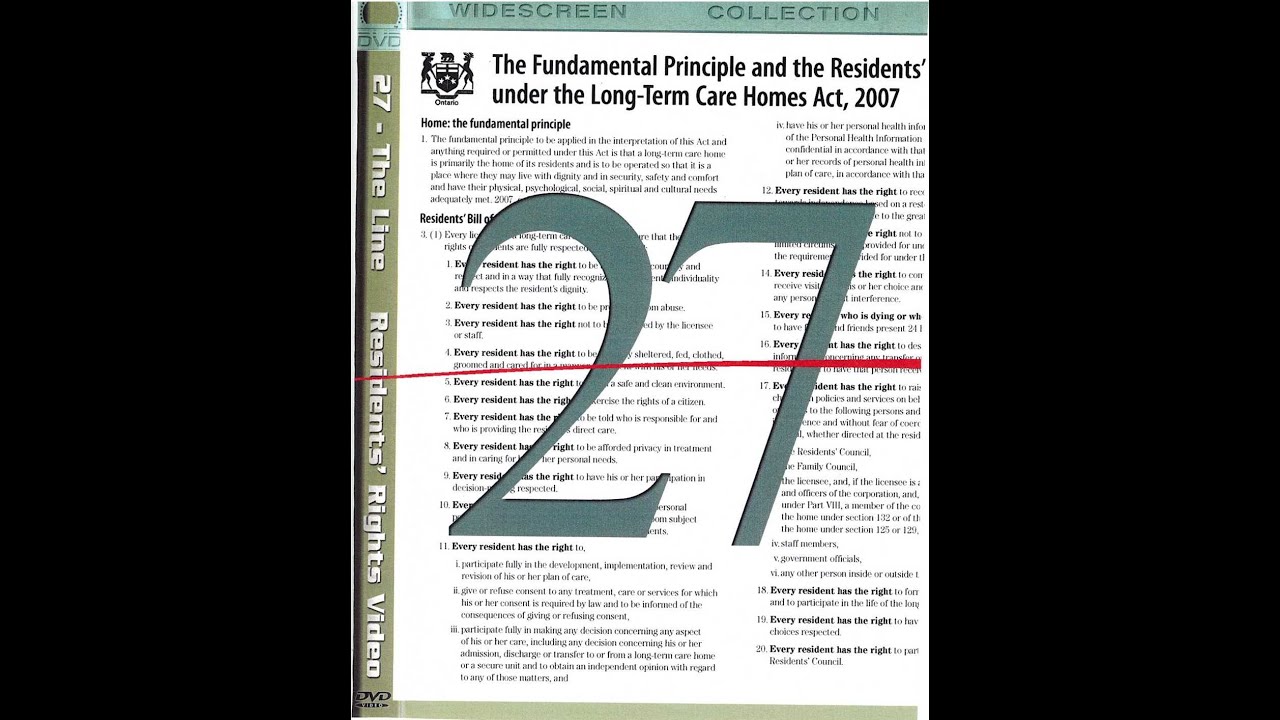 27 The Line - Residents Bill of Rights Video
