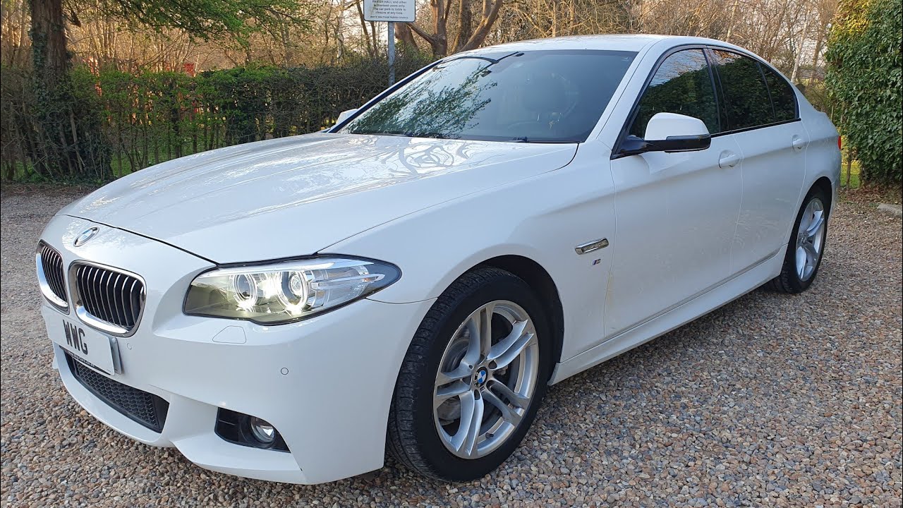 2014 (14) BMW 5 Series 2.0 520d M Sport Auto Euro 6 (s/s) 4 Door White 91000 Miles £8,000.00
