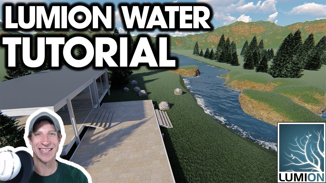Getting Started Rendering in Lumion (Ep 3) - CREATING WATER in Lumion