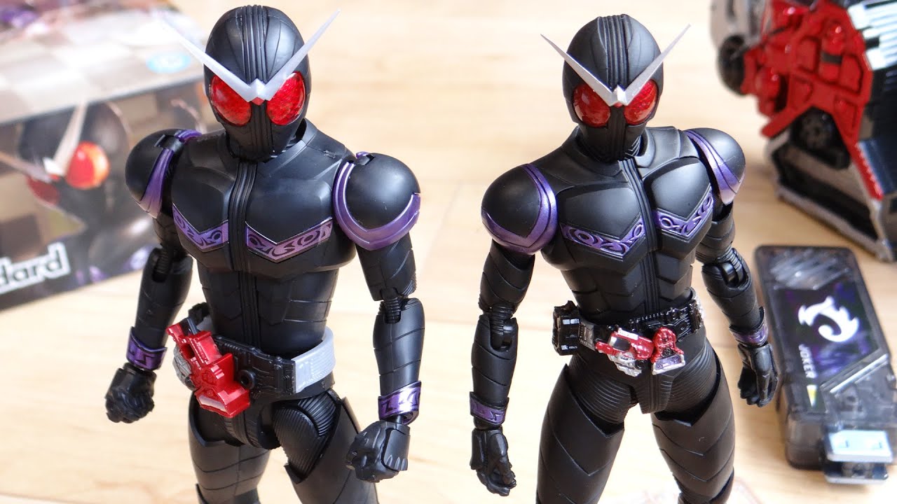 どっちが真骨彫！？プレバン限定 プラモデル 仮面ライダージョーカーの完成度がヤバイ！サイクロンジョーカーとも比較レビュー！フィギュアライズスタンダード