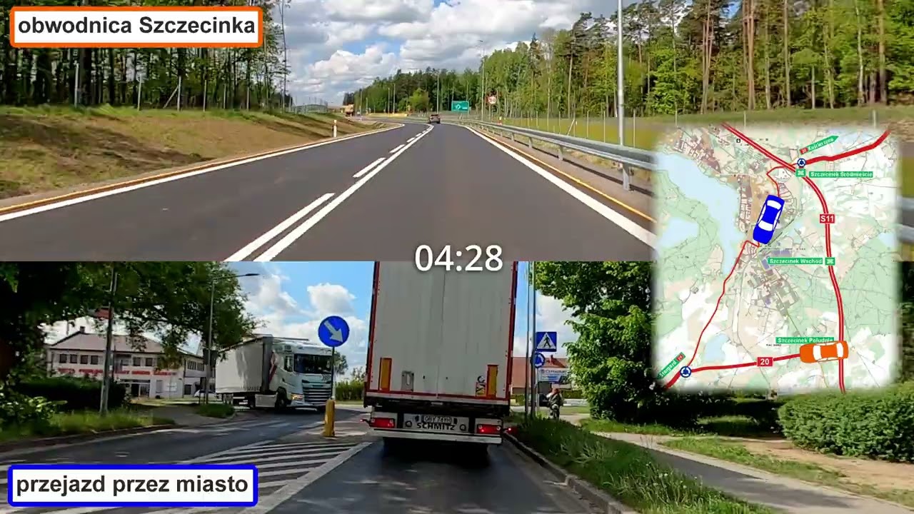 Korzyści z oddania do ruchu obwodnicy Szczecinka w ciągu DK20