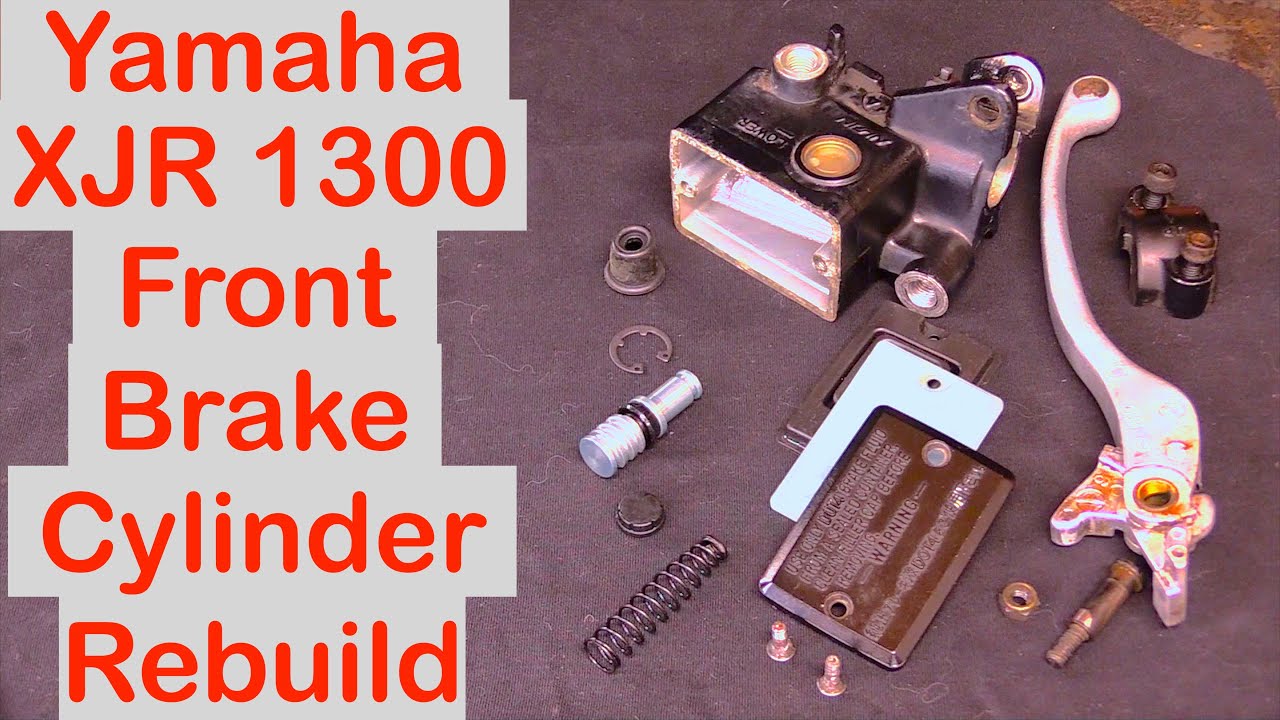 Yamaha XJR1300:-  Brake Master Cylinder Rebuild !
