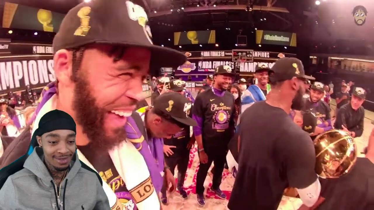 FlightReacts what it look like behind the scenes of the Lakers winning the 2020 NBA Championship!